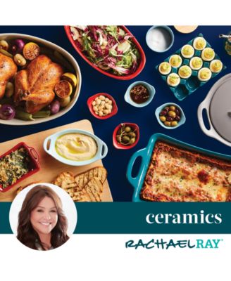 Ceramic Casserole Bakers with Shared Lid Set, 3-Piece