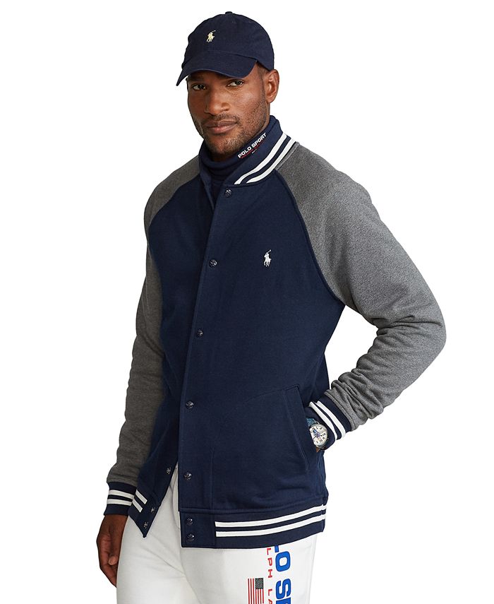 Polo Ralph Lauren Men's Big & Tall Fleece Baseball Jacket 