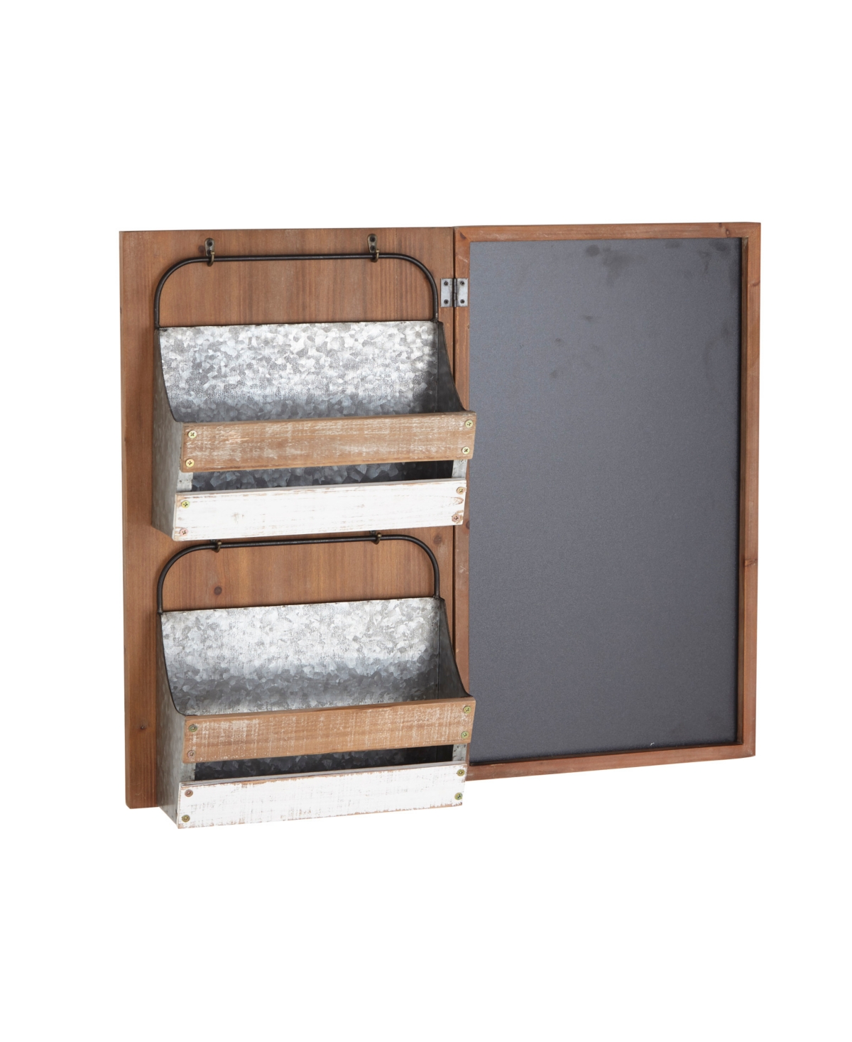 Brown Wood Farmhouse Magazine Rack Holder, 23 