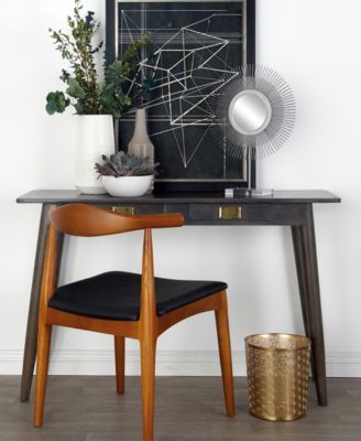 by Cosmopolitan Gold Metal Glam Small Waste Bin, 10 &amp;quot; x 9 &amp;quot; x 9 &amp;quot;