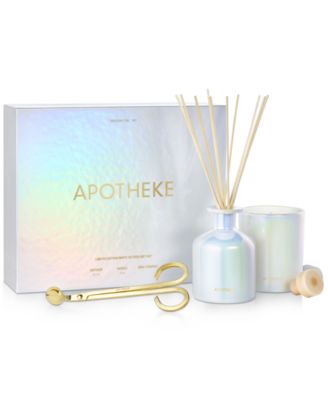 APOTHEKE - 3-Pc. White Vetiver Candle & Diffuser Gift Set