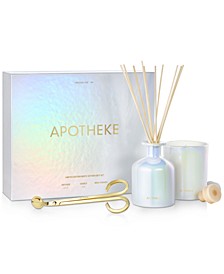 3-Pc. White Vetiver Candle & Diffuser Gift Set