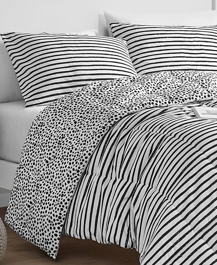 SCOUT Home Bella Cruella 3 Piece Synthetic Down Comforter Set, Full