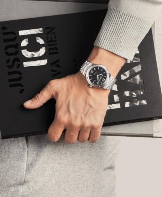 Men's Swiss Automatic Stainless Steel Bracelet Watch 42mm