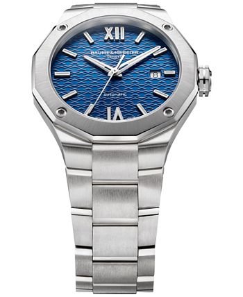Baume & Mercier Men's Swiss Automatic Stainless Steel Bracelet Watch ...