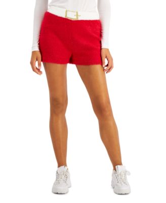 womens santa shorts