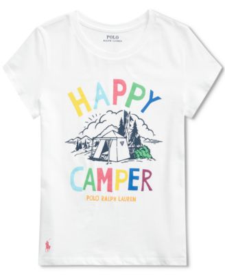 Polo Ralph Lauren - Big Girls PS Happy Camper T-Shirt