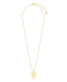 Cameron 14K Gold Plated Heart Charm Pendant Necklace