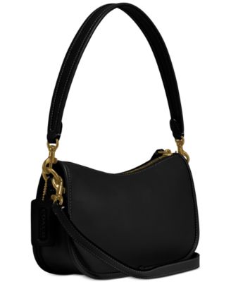Leather Swinger Shoulder Bag