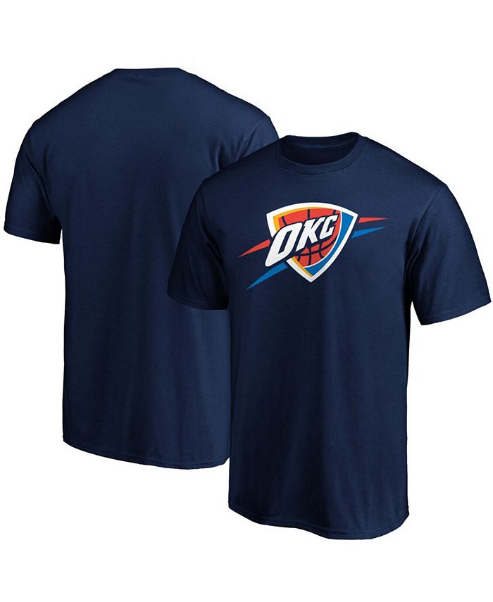 Fanatics Men's Navy Oklahoma City Thunder Primary Team Logo T-shirt - Macy's