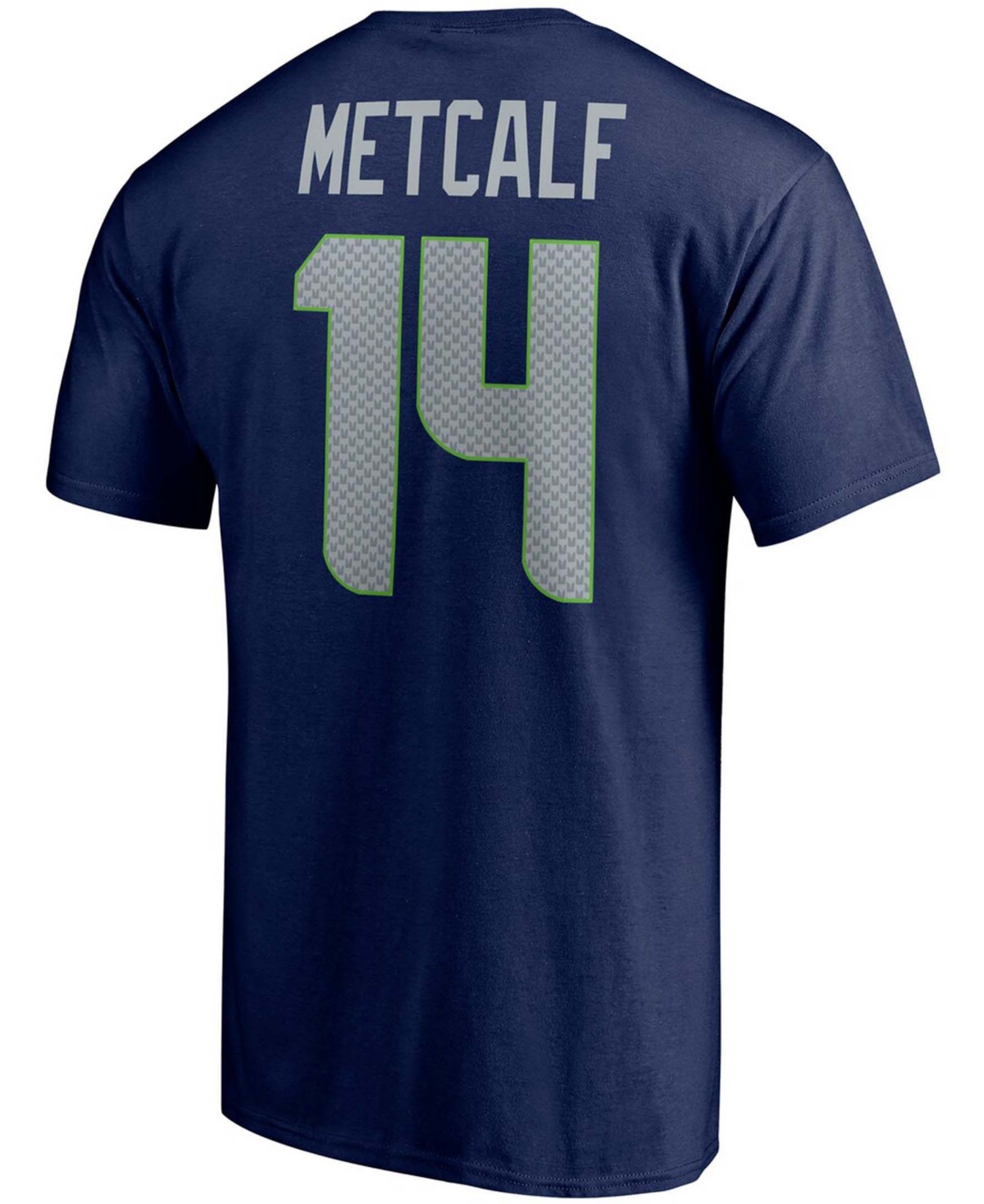 Men's Dk Metcalf CollegeSeattle Seahawks Player Icon Name and Number T-shirt - Navy