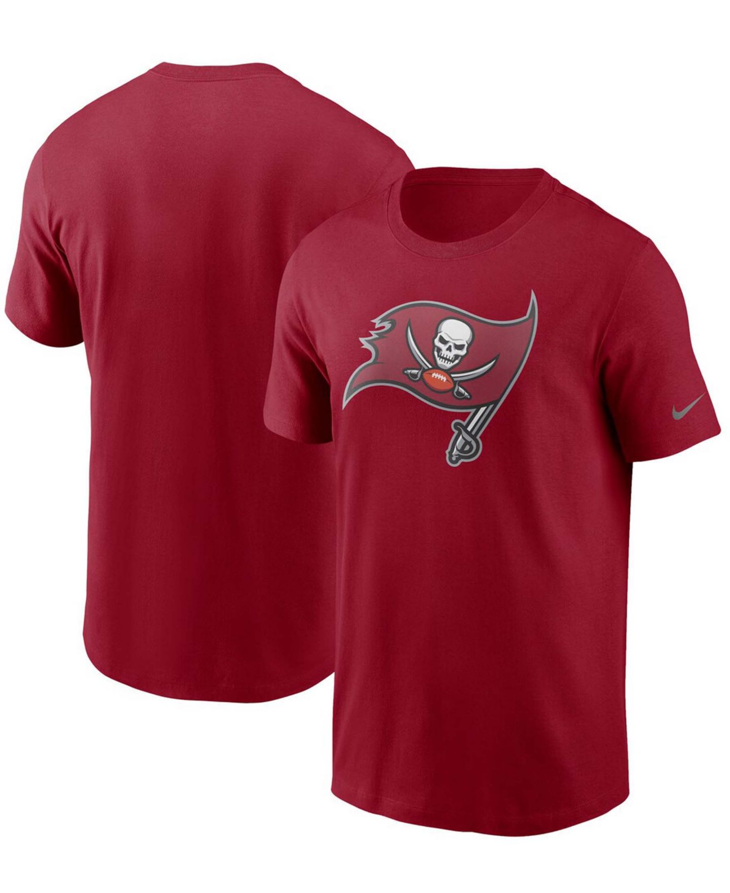 Мужская футболка Nike Big and Tall Red Tampa Bay Buccaneers Primary Logo — фото 1