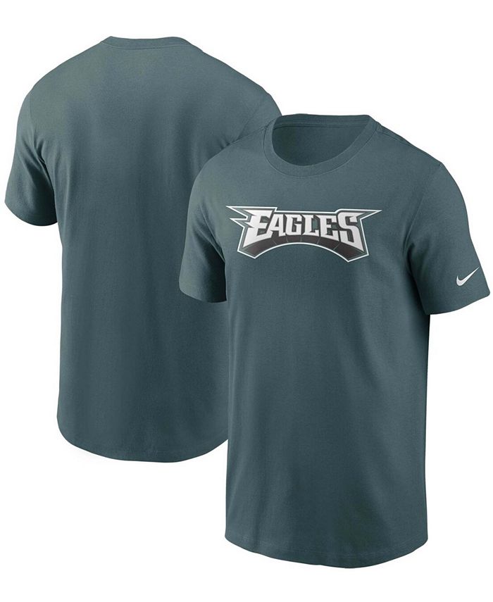 Nike Men's Midnight Green Philadelphia Eagles Team Wordmark T-shirt ...