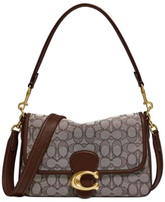 COACH SOFT TABBY SHOULDER BAG IN SIGNATURE JACQUARD –