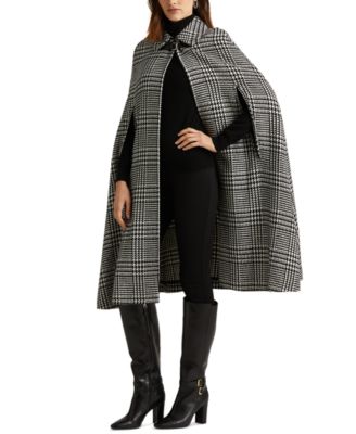 lauren ralph lauren wool cape coat