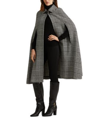 Ralph Lauren Woman Plaid Wool-Blend Coat