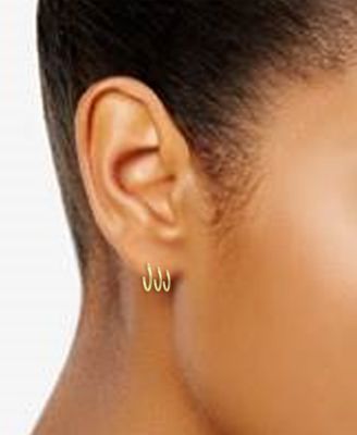 3-Pc. Set Polished Round Hoop Earrings