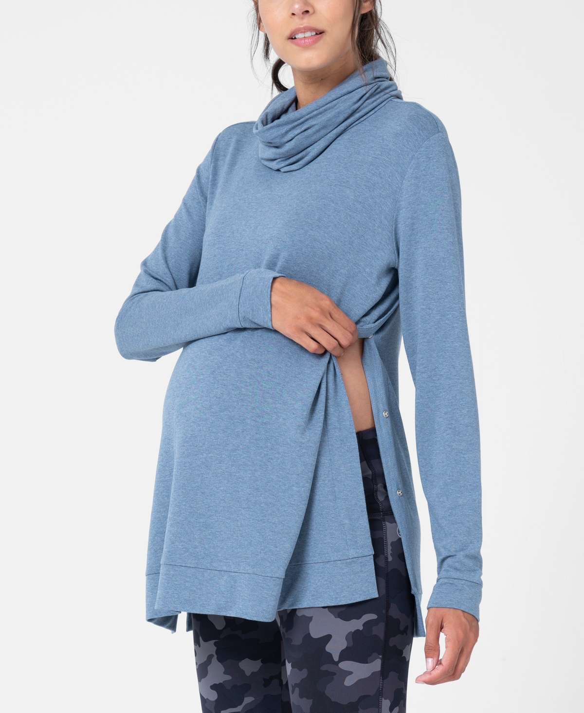 SERAPHINE WOMEN'S ROLL NECK MATERNITY NURSING TOP 