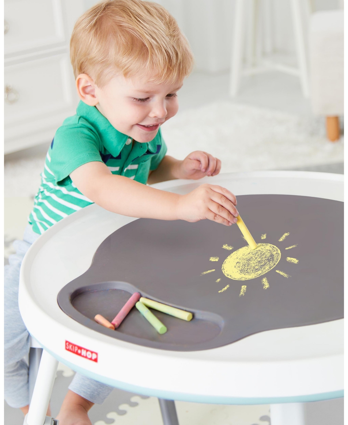 Skip Hop Silver Lining Cloud Baby's View 3-stage Activity Center In Silver Lining Cloud