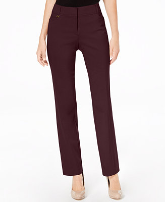 JM Collection Straight-Leg Pants, Created for Macy's & Reviews - Pants ...