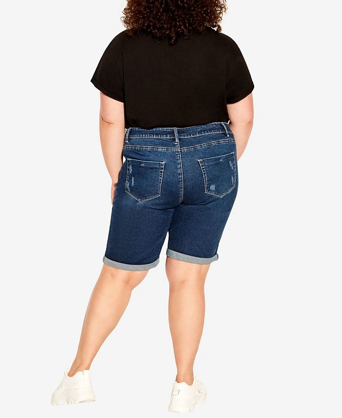 Avenue Plus Size Talia Bermuda Shorts - Macy's