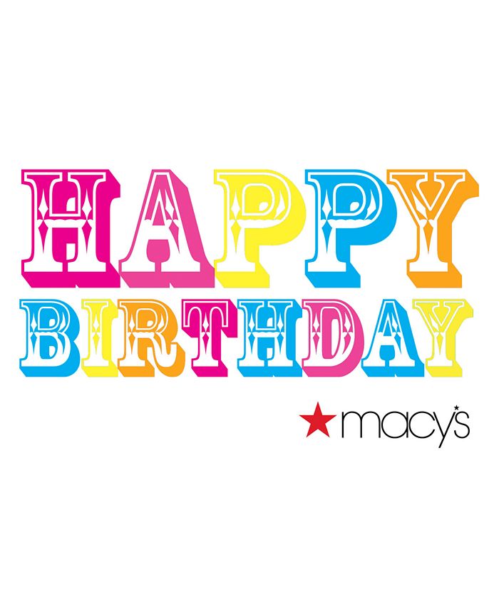 Macy's Happy Birthday Color EGift Card Macy's