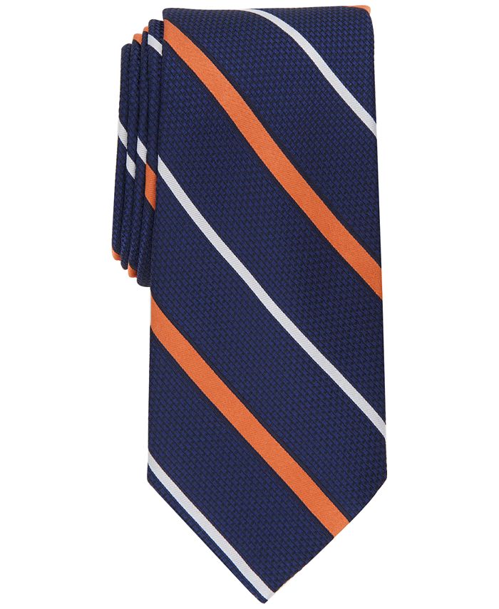 Club Room Men's Classic Stripe Tie, Created for Macy's & Reviews - Ties ...