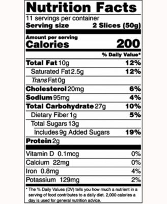 Grandma's Fruitcake Snack Pack