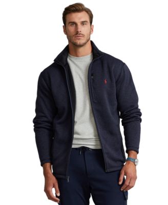 polo ralph lauren fleece mockneck jacket