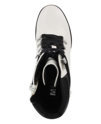 Women's Annamaria Block Heel Lug Sole Biker Boots