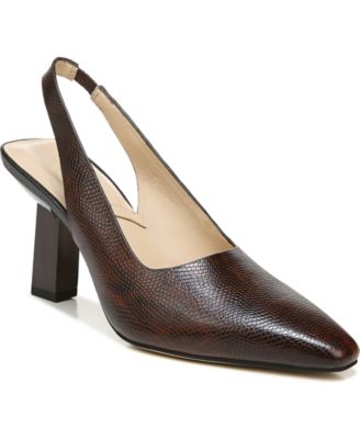 dark brown slingback heels