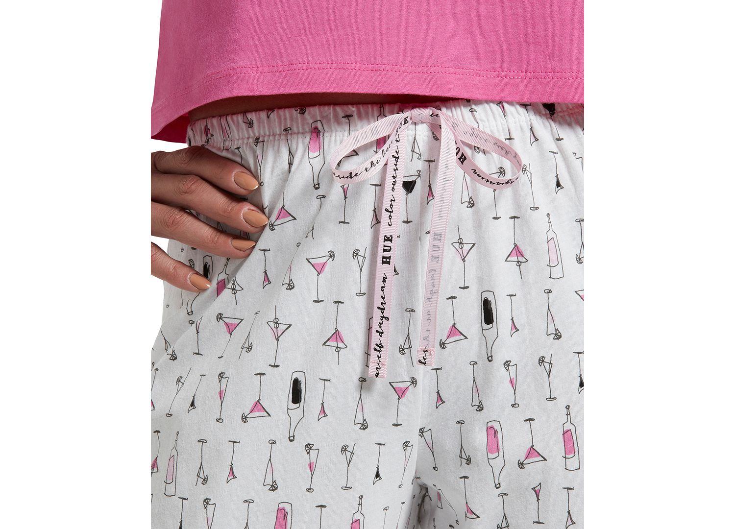 Women's Sleepwell Printed Knit Capri Pajama Pant Made with Temperature Regulating Technology