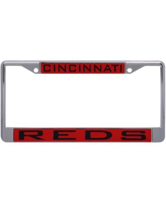 Wincraft - Cincinnati Reds Laser Inlaid Metal License Plate Frame