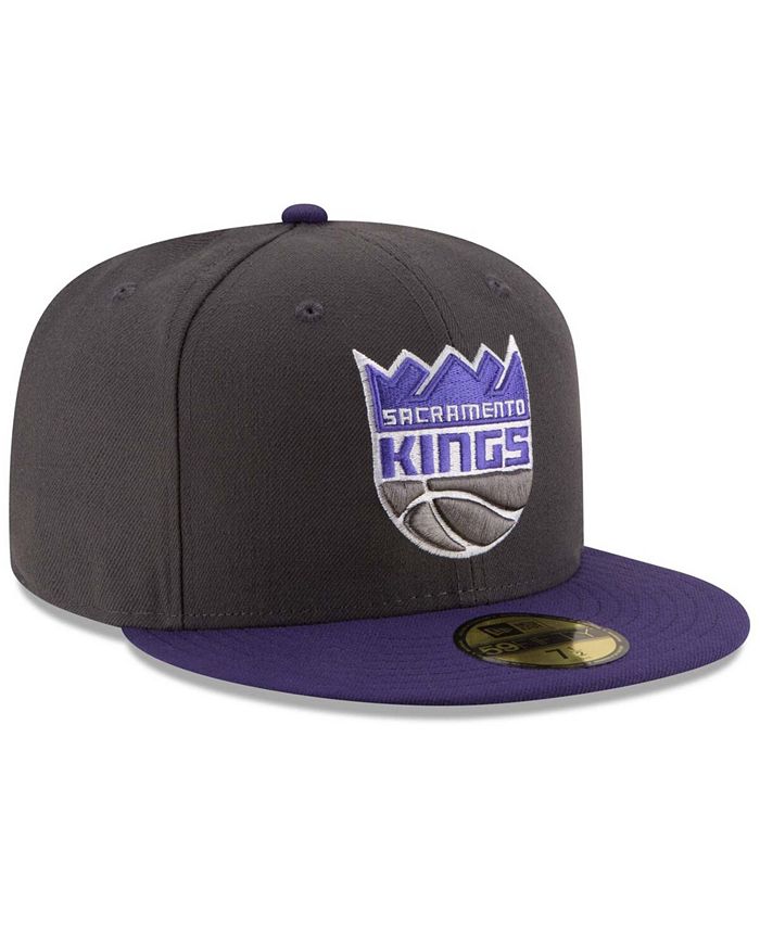 New Era Sacramento Kings Official Team Color 2Tone 59FIFTY Fitted Cap ...