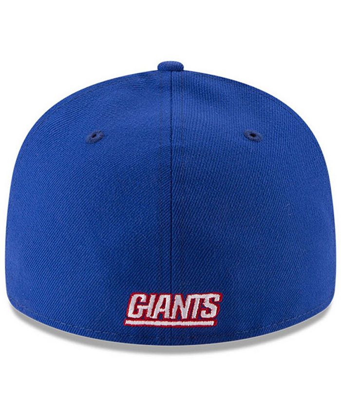 Men's New Era White New York Giants Omaha Low Profile 59FIFTY Fitted Hat