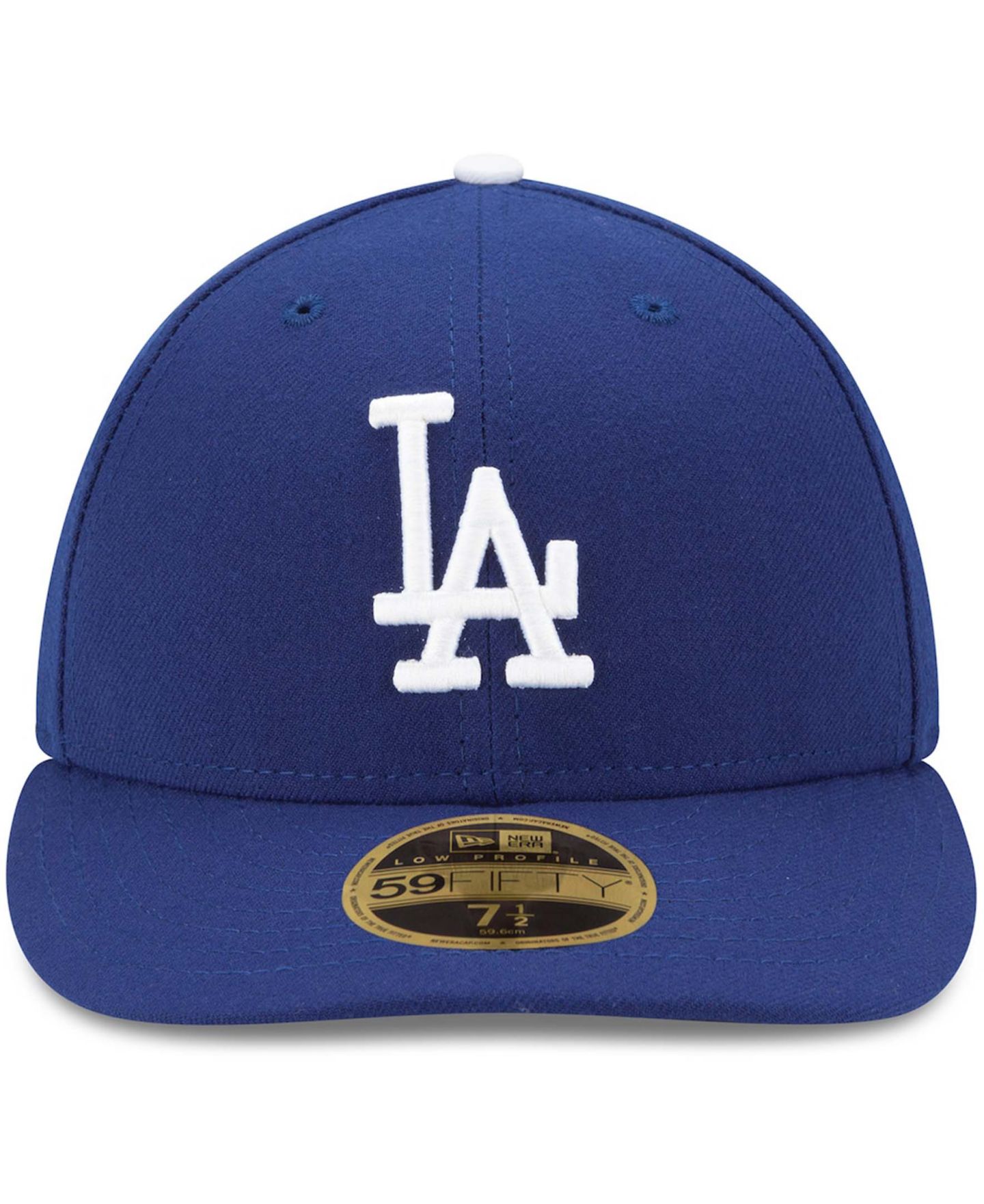 Мужская кепка New Era Los Angeles Dodgers Low Profile AC Performance 59FIFTY Fitted — фото 3