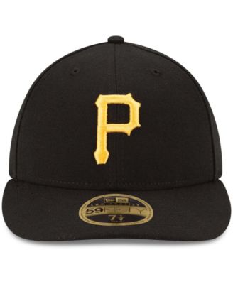Men's Black Pittsburgh Pirates Authentic Collection On Field Low Profile Game 59FIFTY Fitted Hat