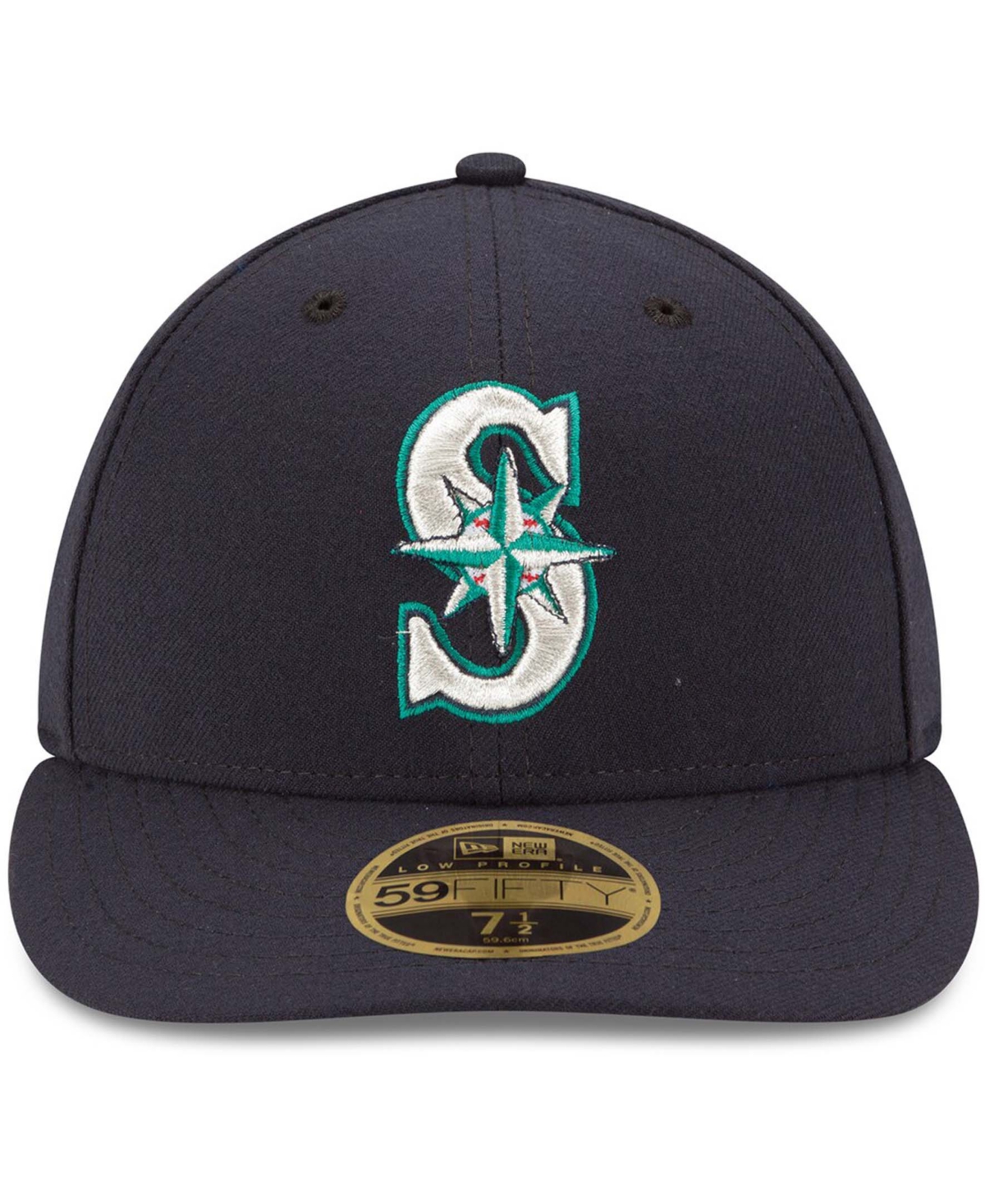 New Era Men'sSeattle Mariners Authentic Collection On Field Low Profile Game 59FIFTY Fitted Hat - Navy