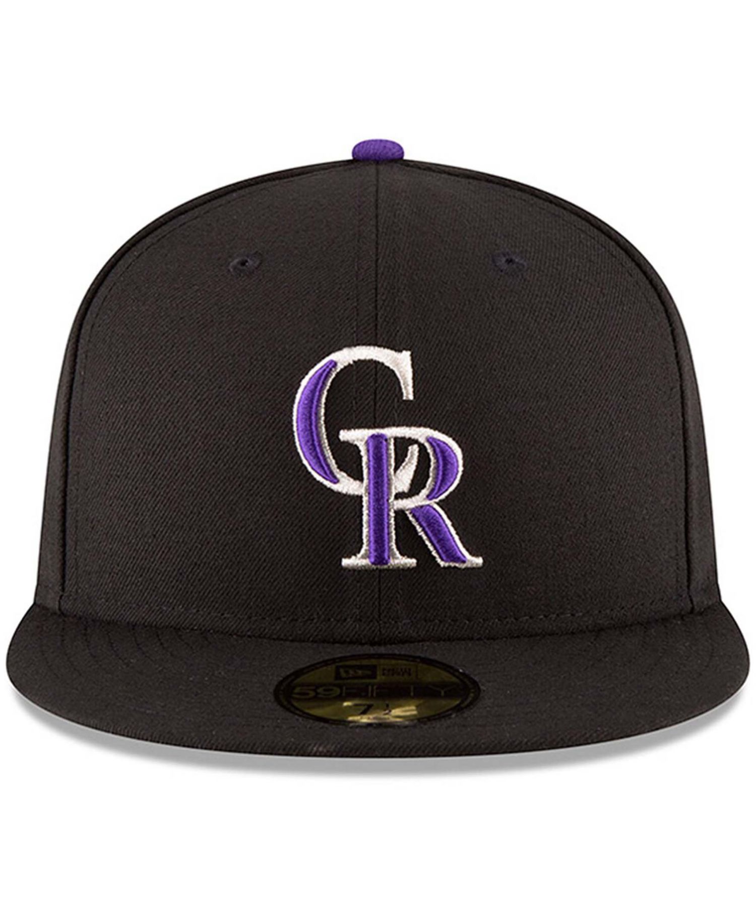 Men's Colorado Rockies Authentic Collection On Field 59FIFTY Structured Hat