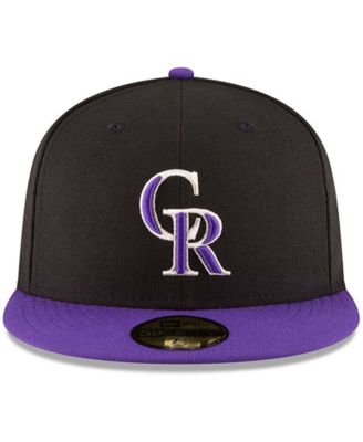 Men's Colorado Rockies Authentic Collection On Field 59FIFTY Structured Cap