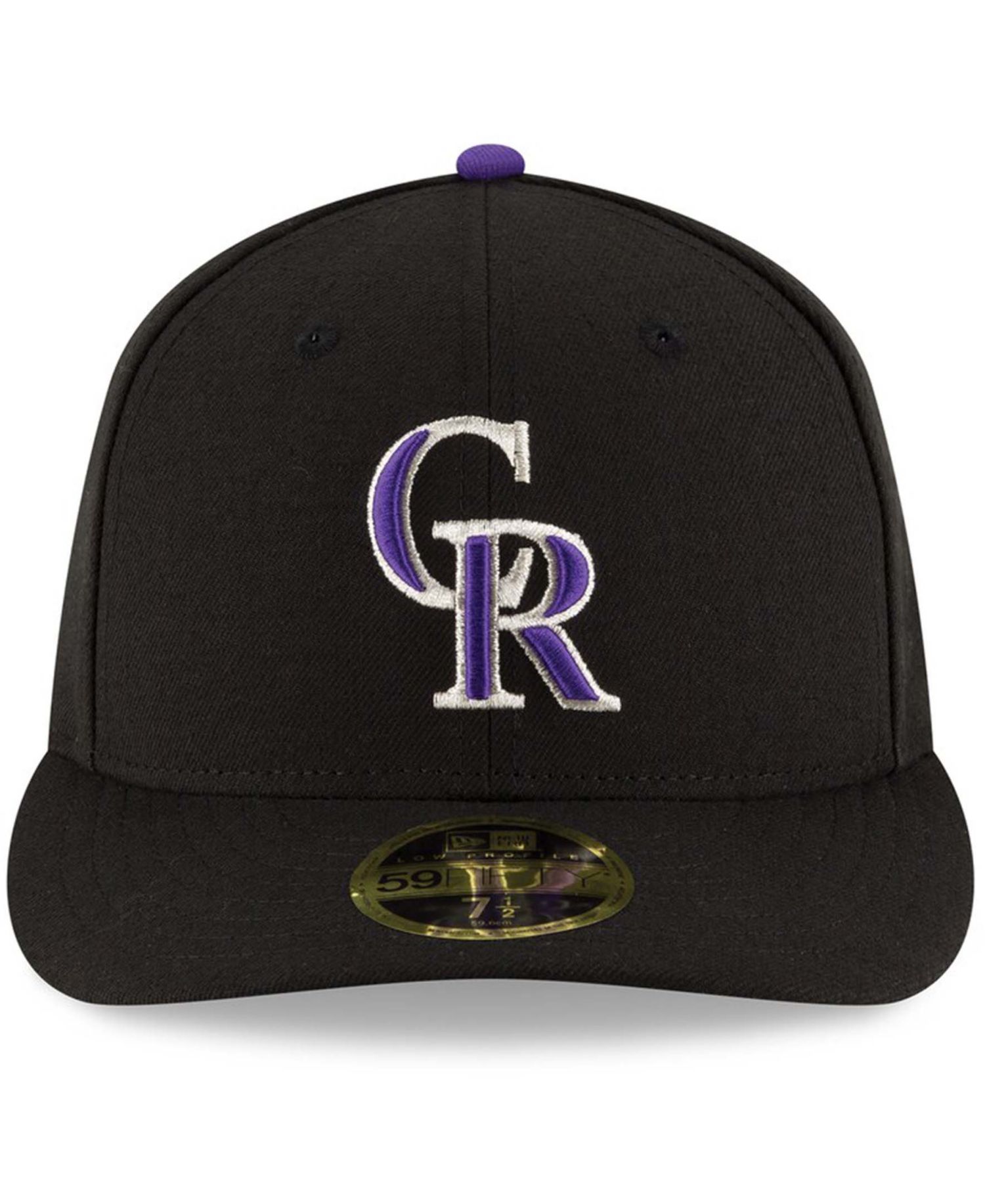 Men's Colorado Rockies Game Authentic Collection On-Field Low Profile 59FIFTY Fitted Hat
