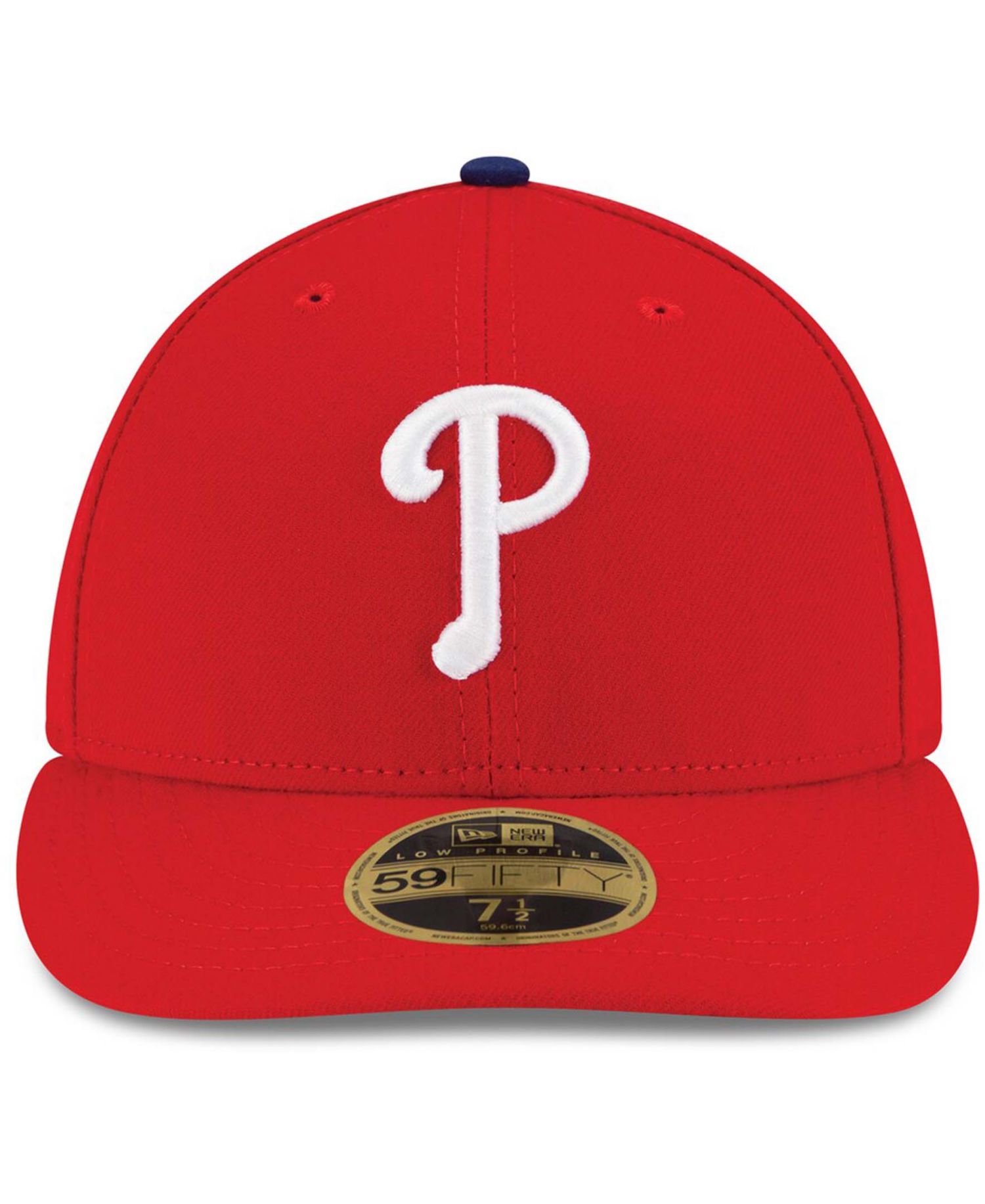 Men's Philadelphia Phillies Authentic Collection On-Field Low Profile Game 59FIFTY Fitted Hat