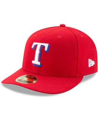 New Era - Men's Red Texas Rangers Alternate Authentic Collection On-Field Low Profile 59FIFTY Fitted Hat