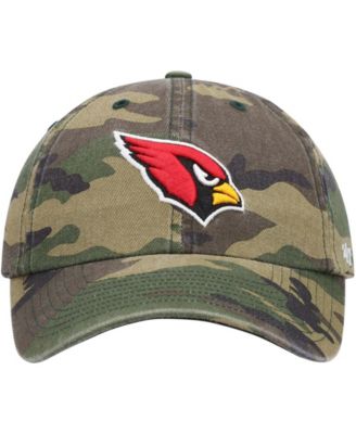 '47 Men's Camo Arizona Cardinals Woodland Clean Up Adjustable Hat