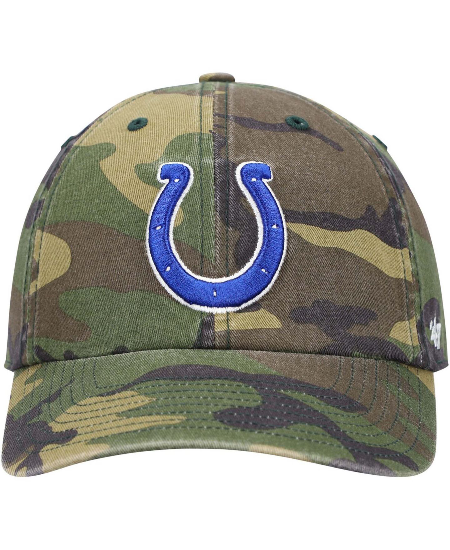 Мужская кепка '47 Brand Indianapolis Colts Woodland Clean Up Adjustable — фото 2