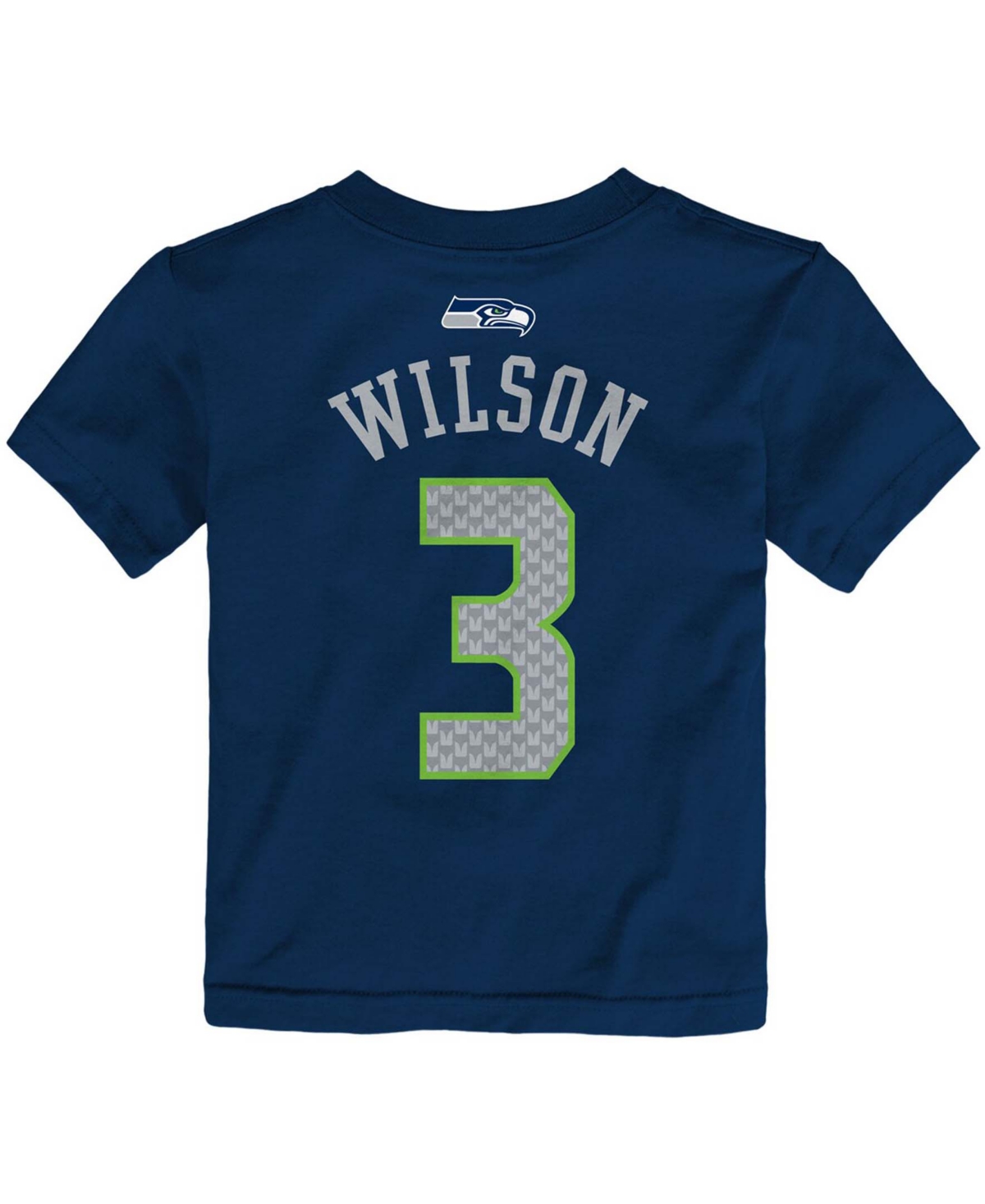 Shop Outerstuff Big Boys And Girls Seattle Seahawks Mainliner Name And Number T-shirt In Navy