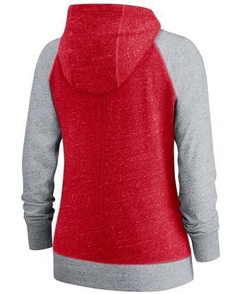 Nike - Women's Red St. Louis Cardinals In Pocket Gym Vintage Full-Zip Hoodie