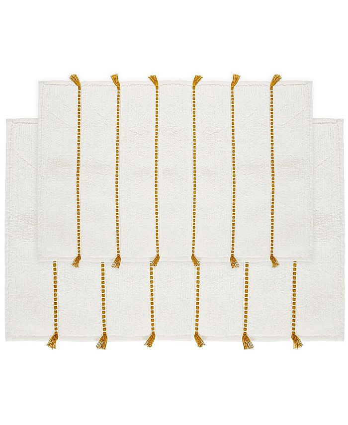 Pure Bath Stella Tassel 2pc Bath Rug Set Macy's