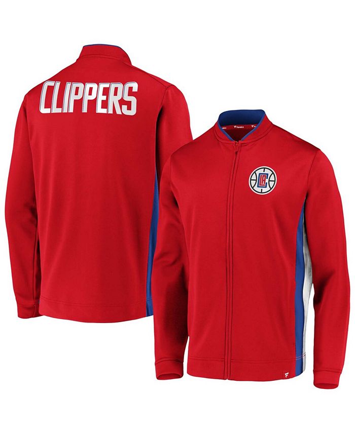 Fanatics - Men's LA Clippers Exclusive Mock Neck Full-Zip Jacket