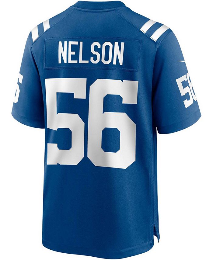 Nike Men's Quenton Nelson Royal Indianapolis Colts Player Game Jersey ...